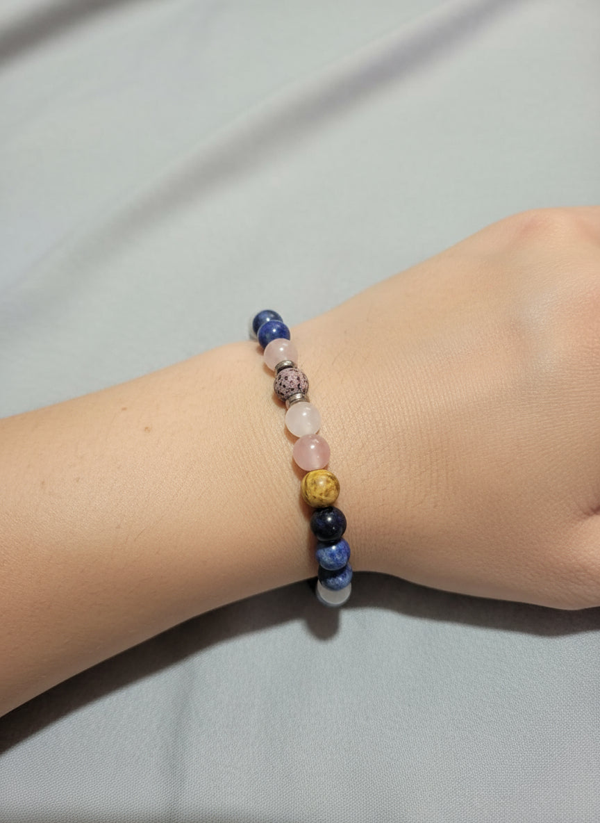 crystal aromatherapy bracelet - peaceful rest